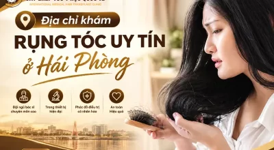Rụng tóc khám ở đâu tốt tại Hải Phòng? 3 Địa chỉ điều trị rụng tóc uy tín